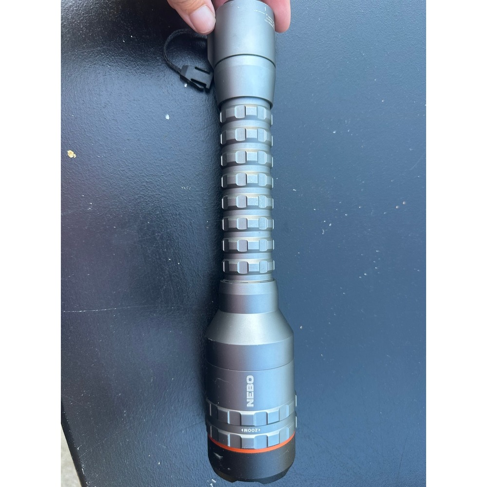 NEBO Davinci 5000L Rechargeable Flashlight 5000 Lumens IPX7 Waterproof Gray